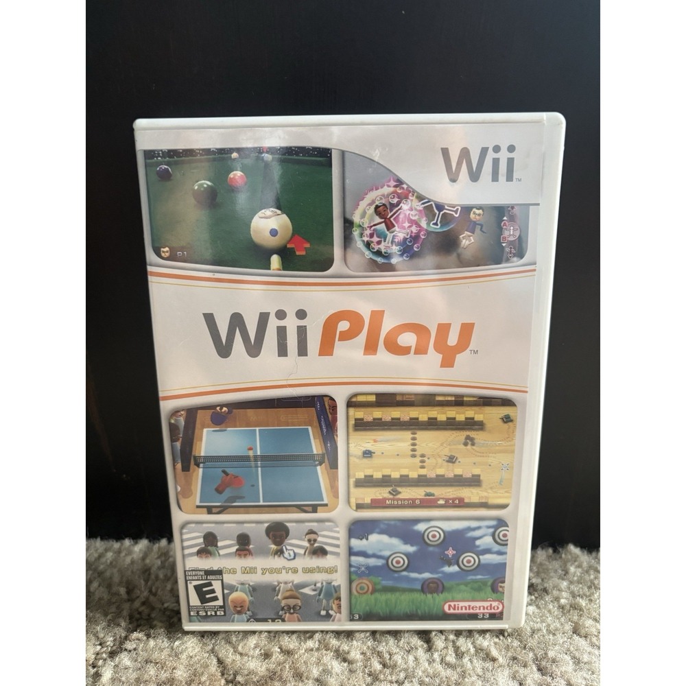 Wii Play Nintendo Wii Complete CIB with Manual Tested Working OEM